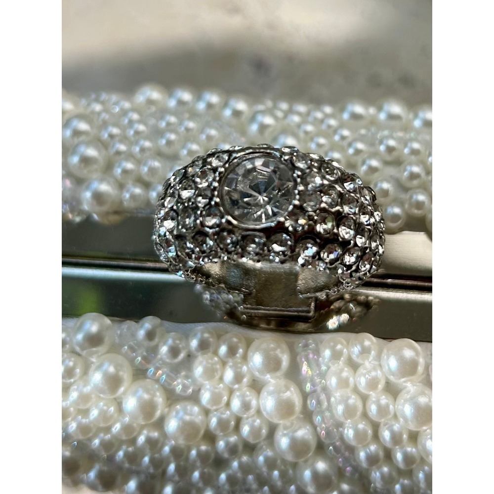 Midnight Champagne Pearl Clutch | Ivory Pearl Bridal Clutch - Picture 3 of 6